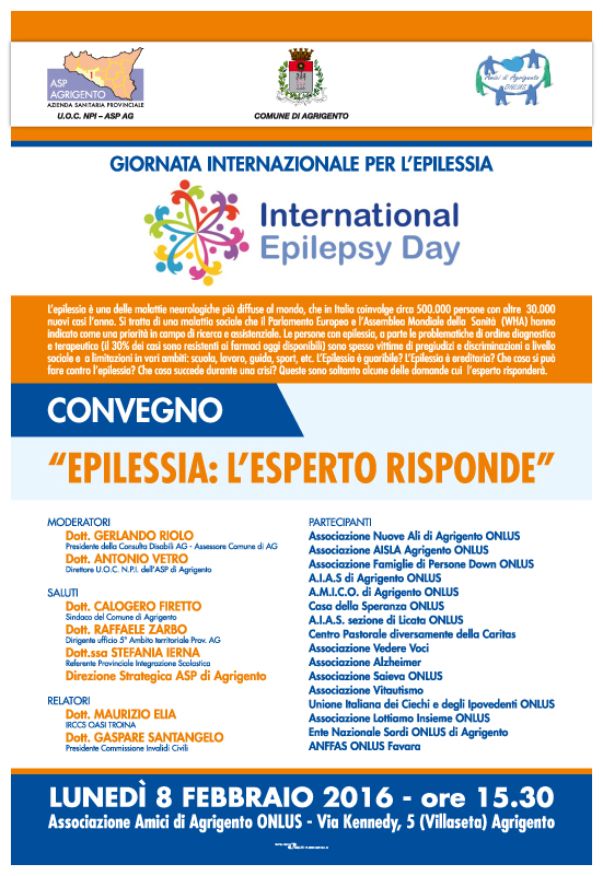 locandina giornata epilessia asp agrigento